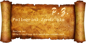 Pellegrini Zenóbia névjegykártya